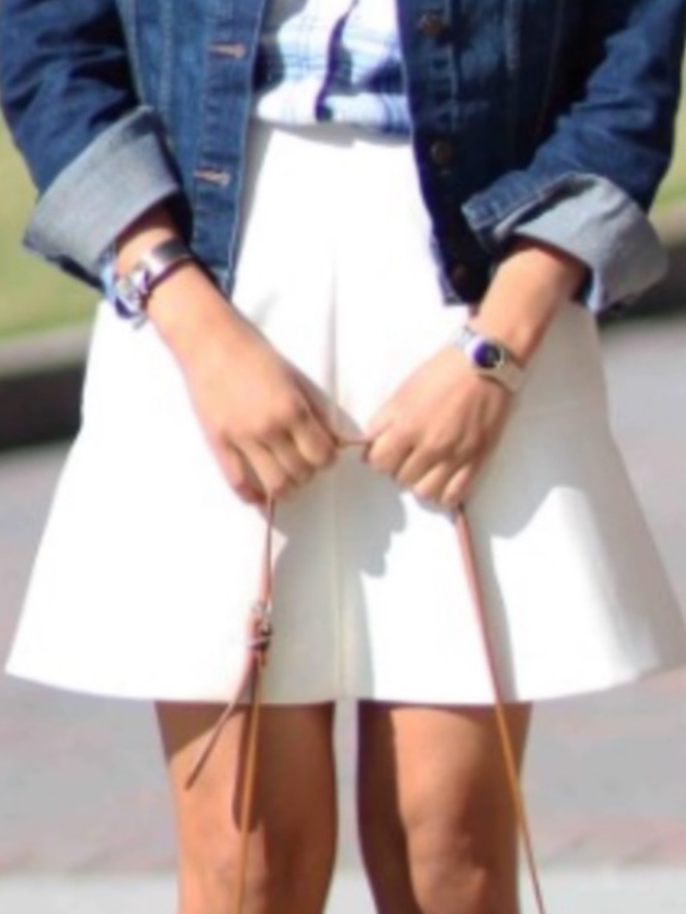 J.Crew Fluted Mini Skirt in Double Crepe size 12